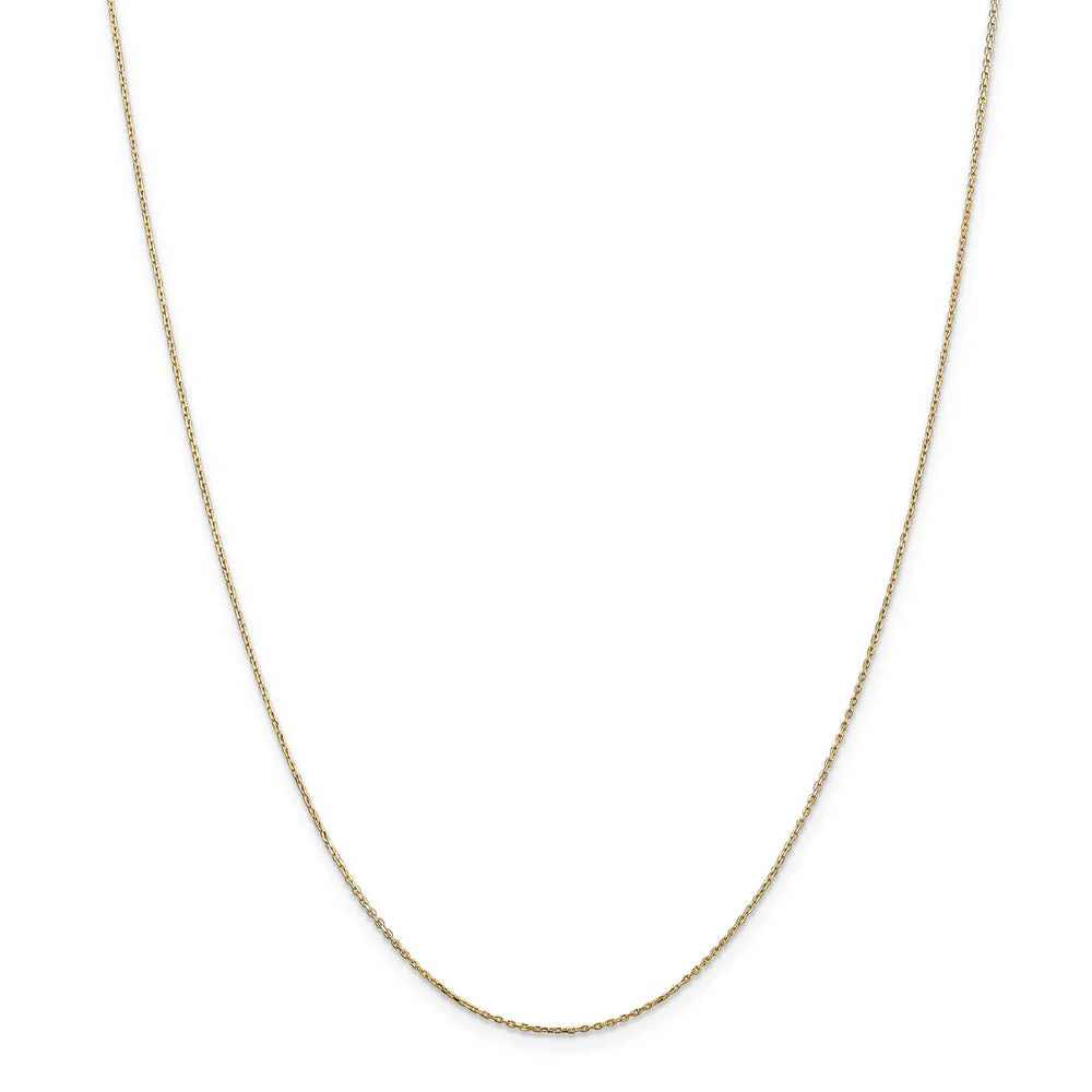14k Yellow Gold Sm Polished Dog Bone Necklace - Image 3