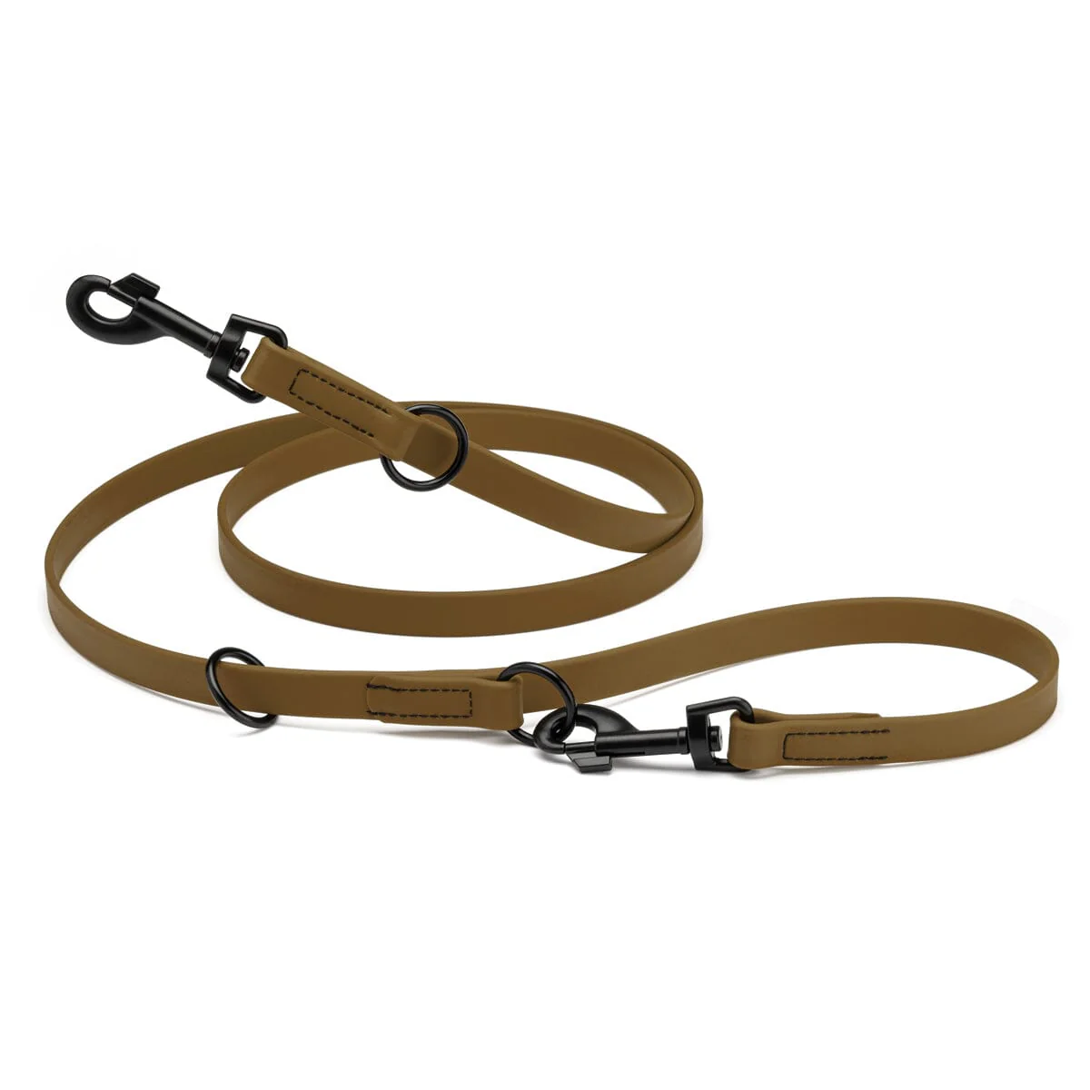 Biothane Adjustable Multi-Purpose Dog Leash with Black Hardware, 7FT - Image 16