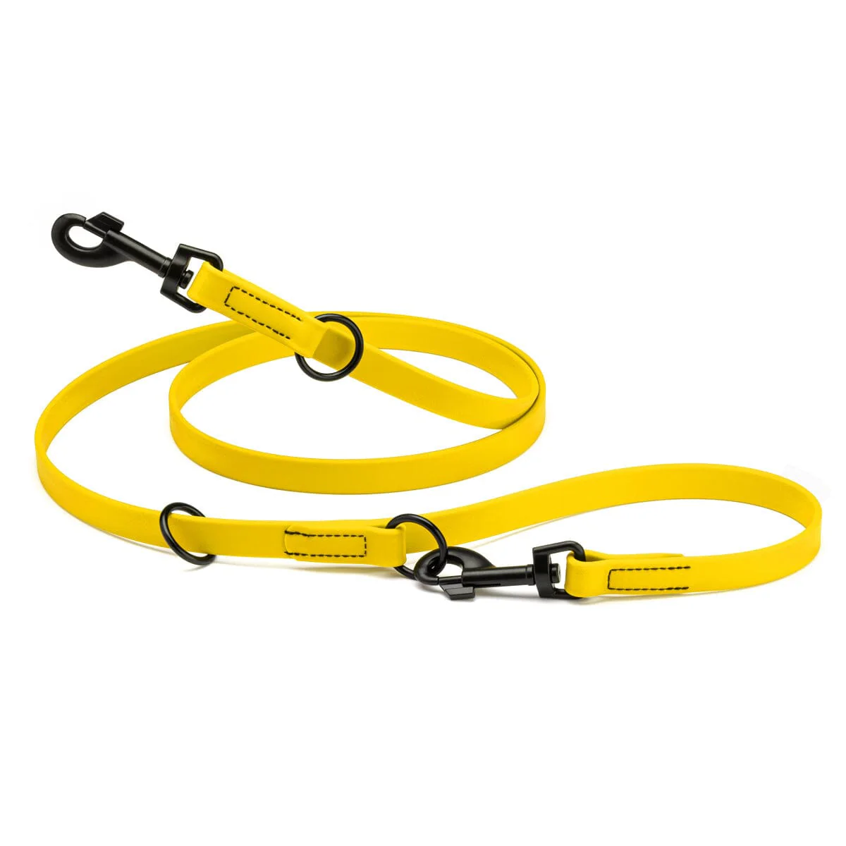 Biothane Adjustable Multi-Purpose Dog Leash with Black Hardware, 7FT - Image 20