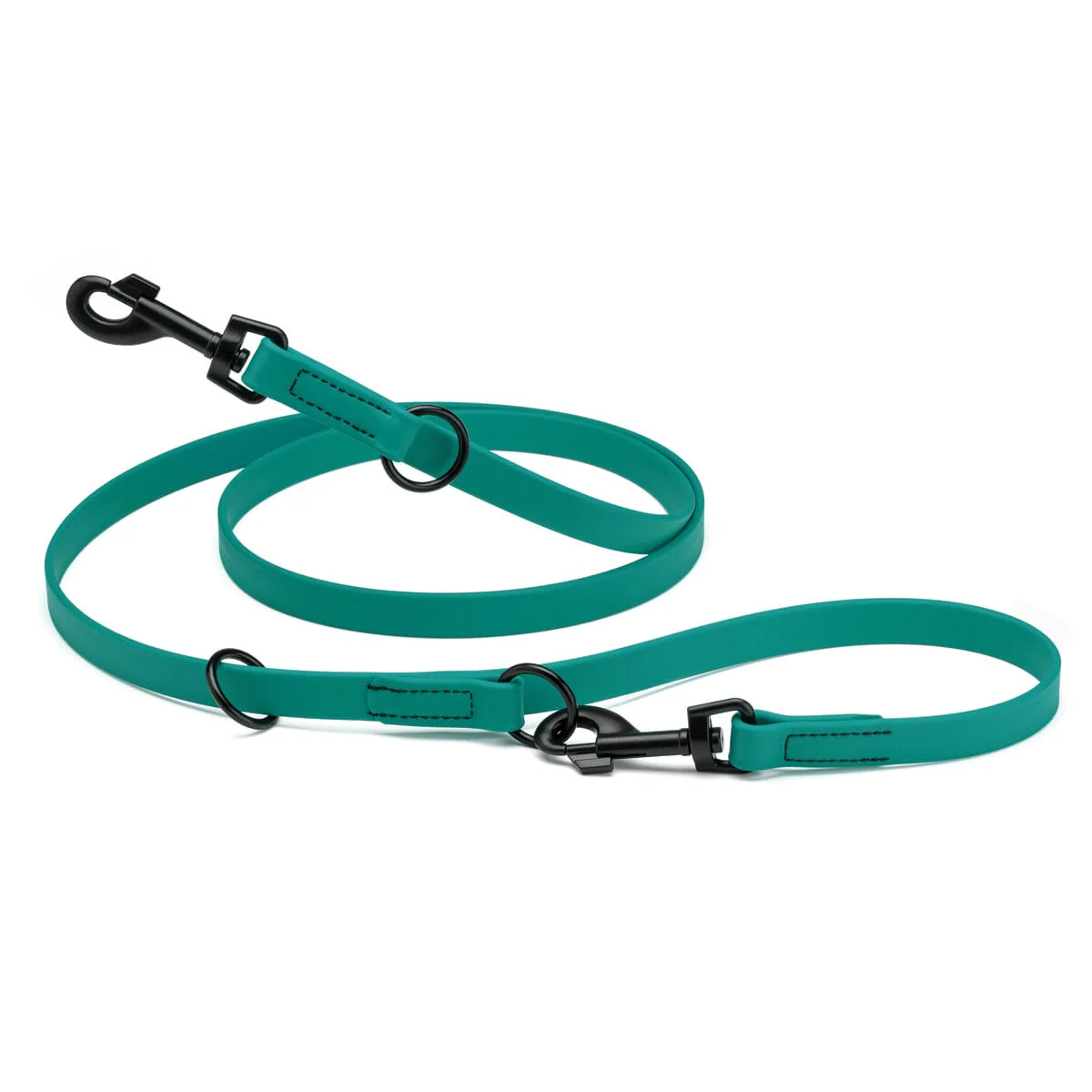 Biothane Adjustable Multi-Purpose Dog Leash with Black Hardware, 7FT - Image 8