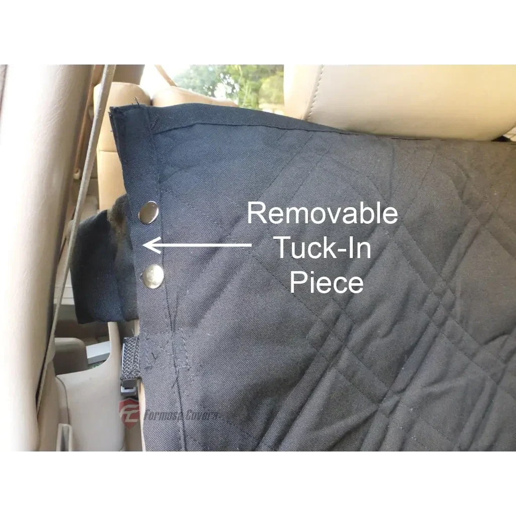 Formosa Covers Car Seat Hammock Cover with Non-Slip Fabric for Dogs and Pets Grey - Image 7