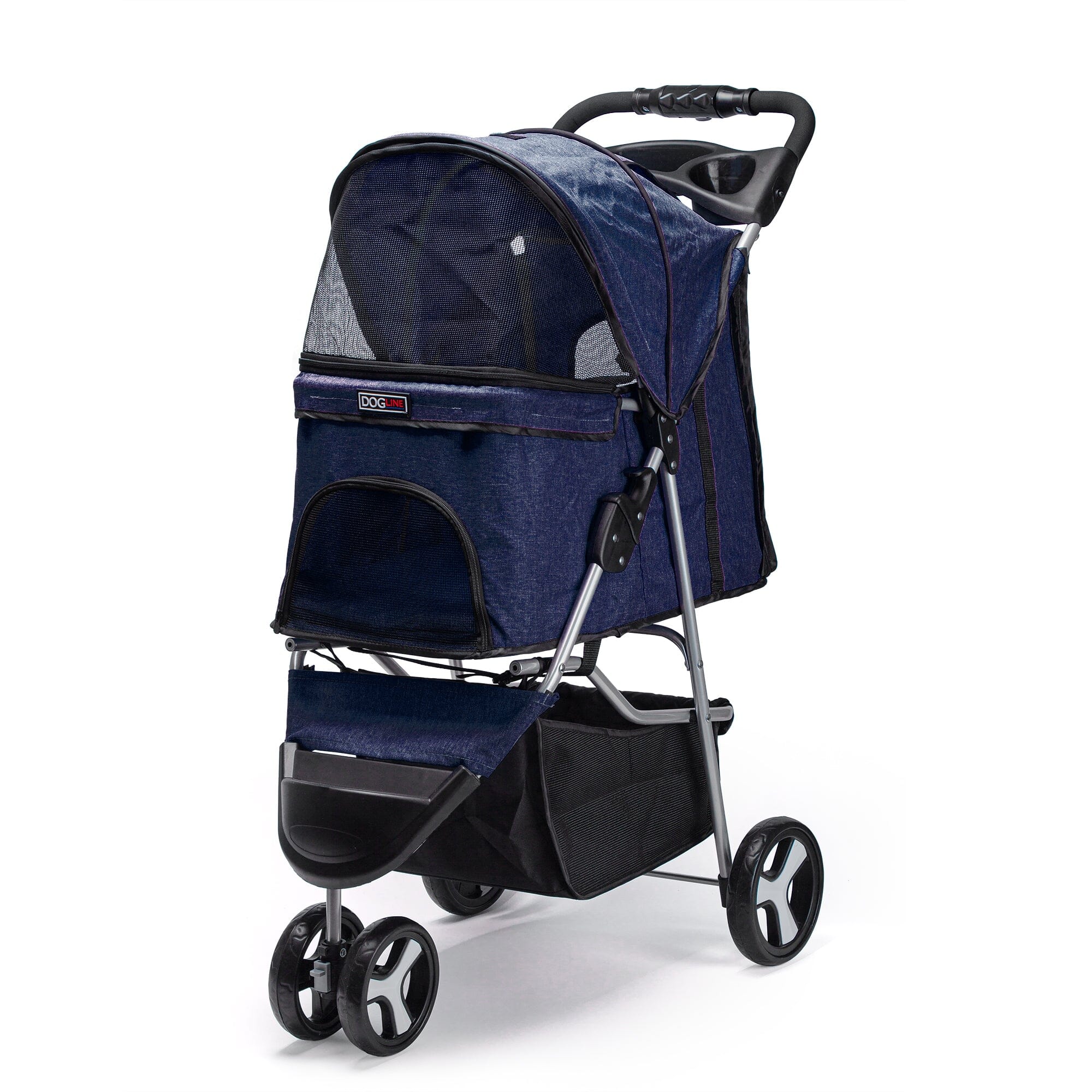 Casual Pet Stroller with a Removable Cup Holder - Image 10