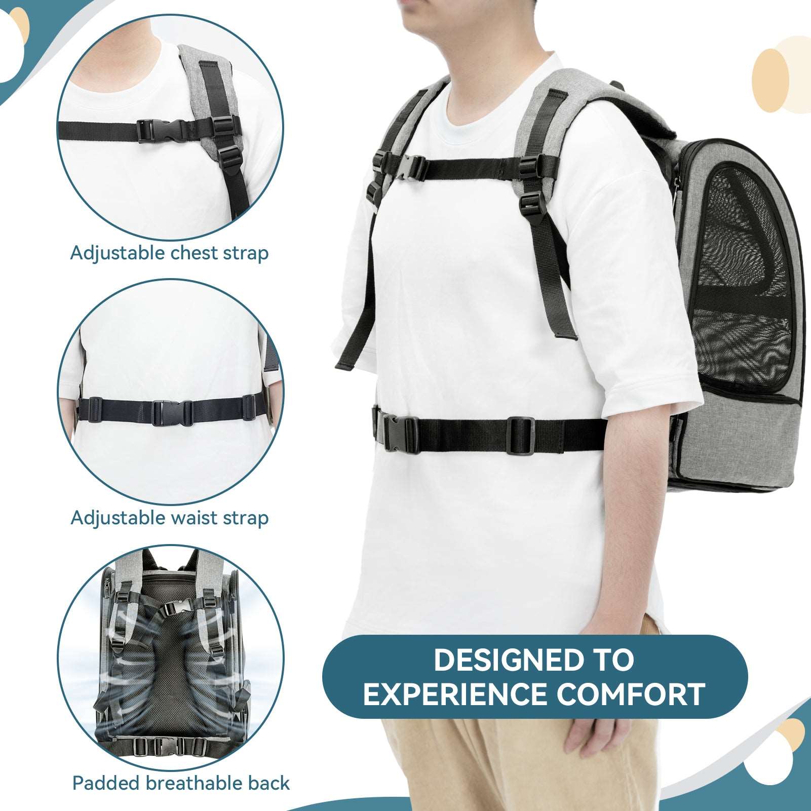 Petsfit Expandable Backpack Carrier - Image 6