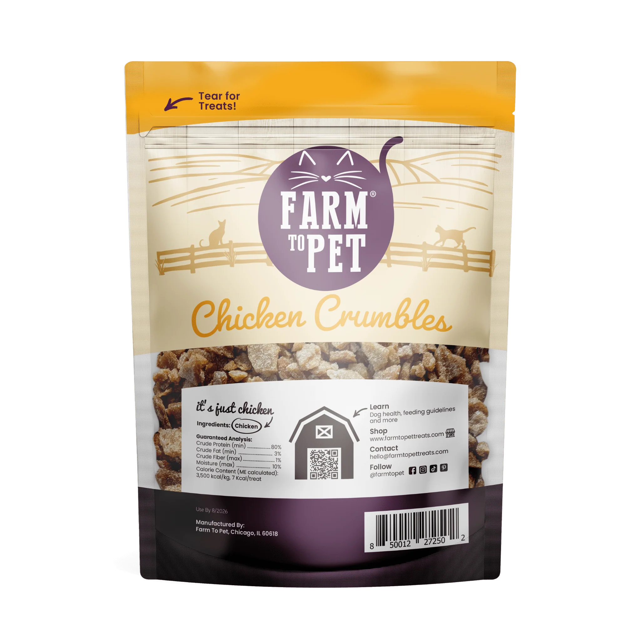 Chicken Crumbles for Cats - Image 2