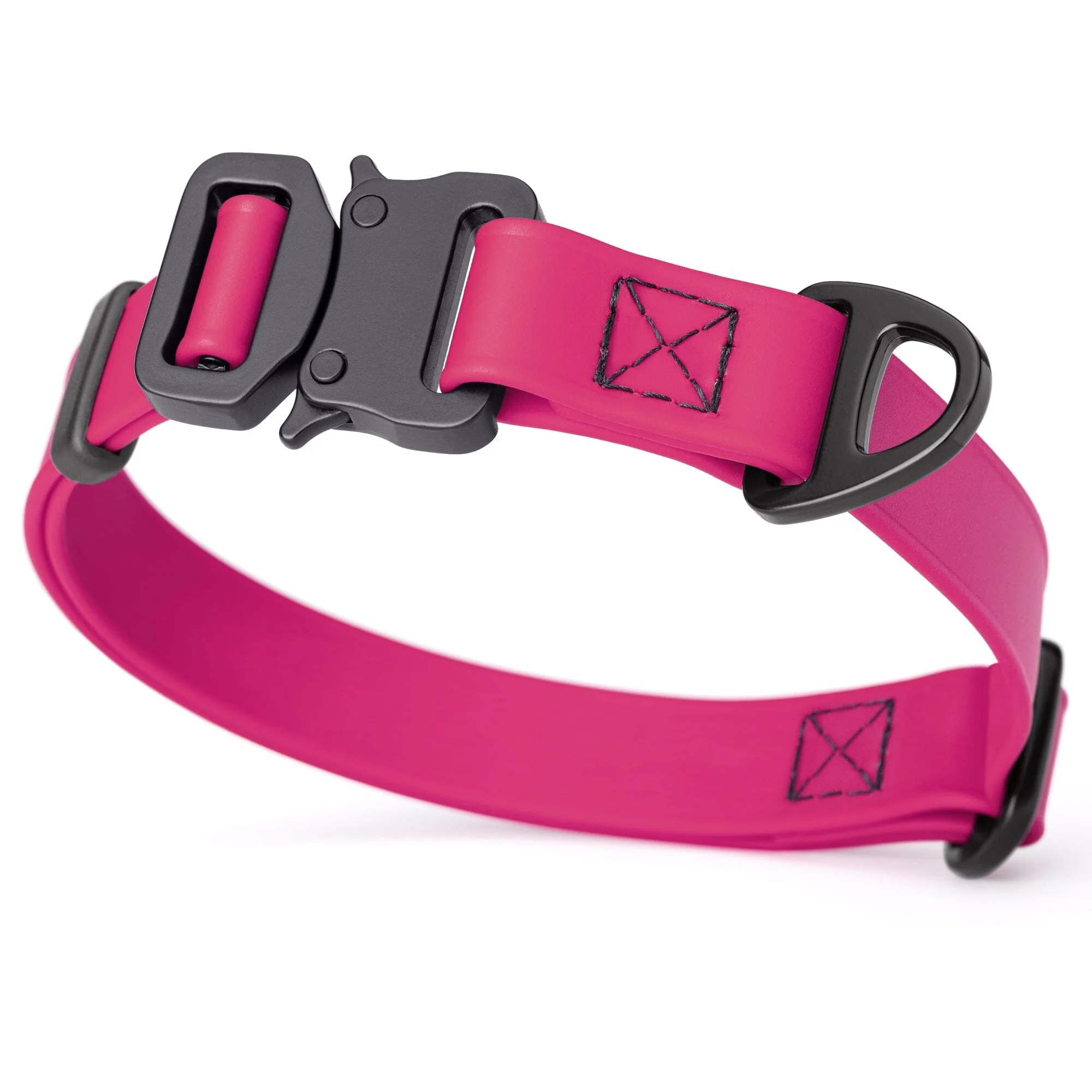 Dogline BioThane Dog Collar with Stab-Lock Quick Release Buckle - Image 22