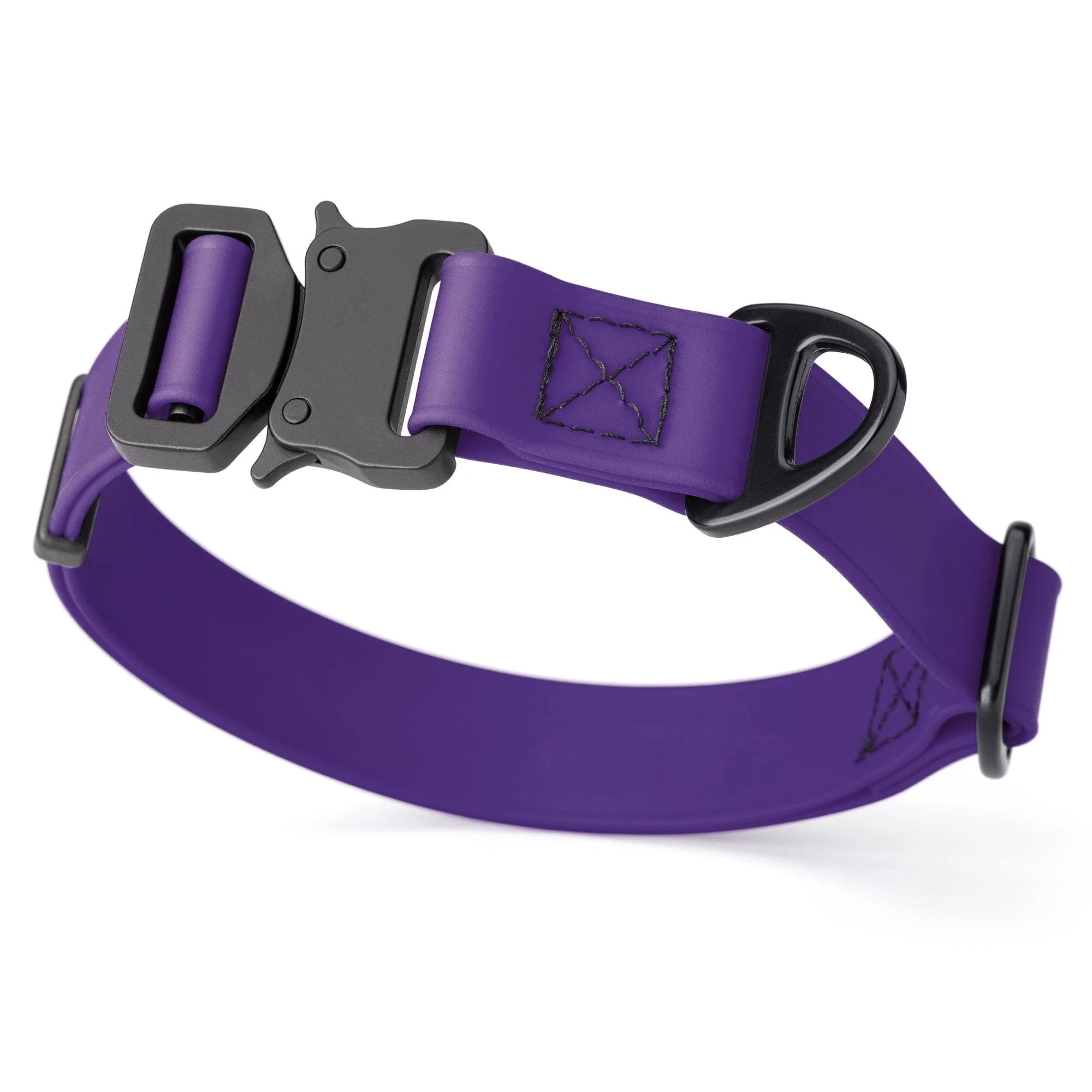 Dogline BioThane Dog Collar with Stab-Lock Quick Release Buckle - Image 37