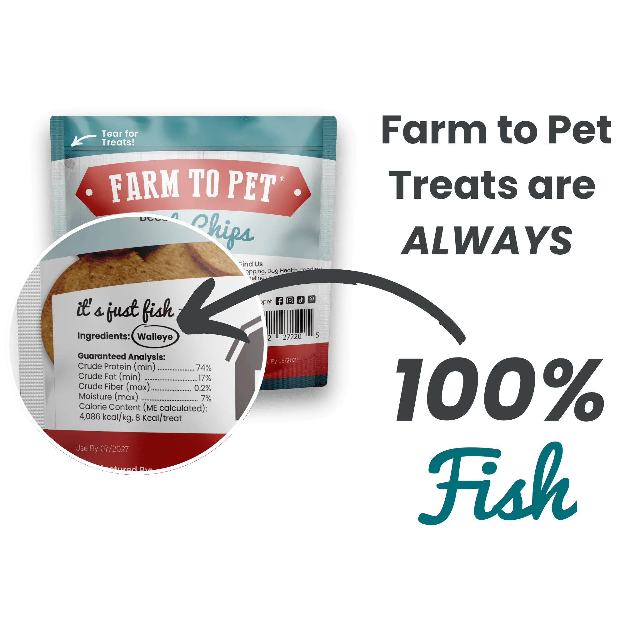 Fish Chips Snack Pack Bundles | Dog Treats for Training & Travel - Image 3
