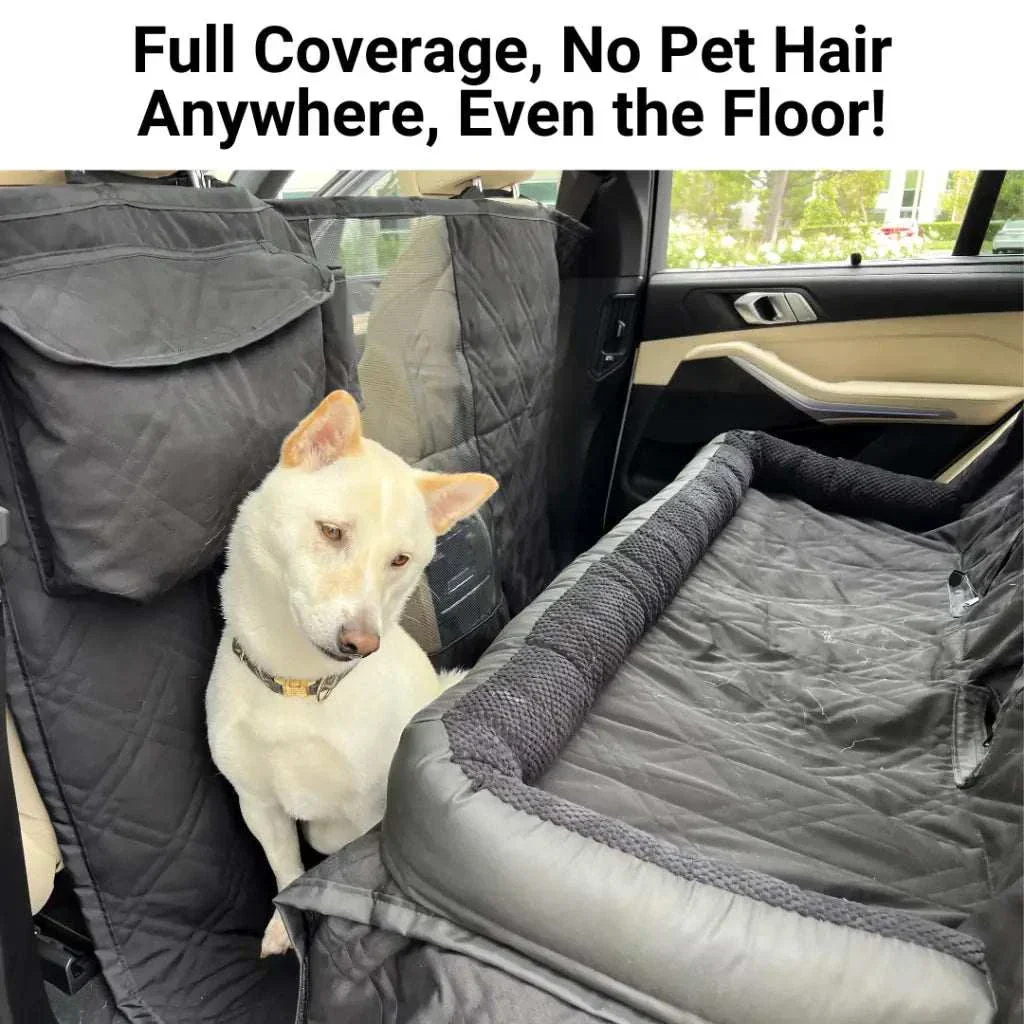 Formosa Covers Premium Heavy Duty Dog Bed Car Back Seat Cover with Luxury PetGuard - Image 3