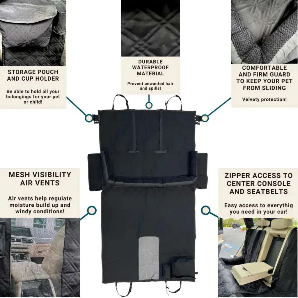 Formosa Covers Premium Heavy Duty Dog Bed Car Back Seat Cover with Luxury PetGuard - Image 4