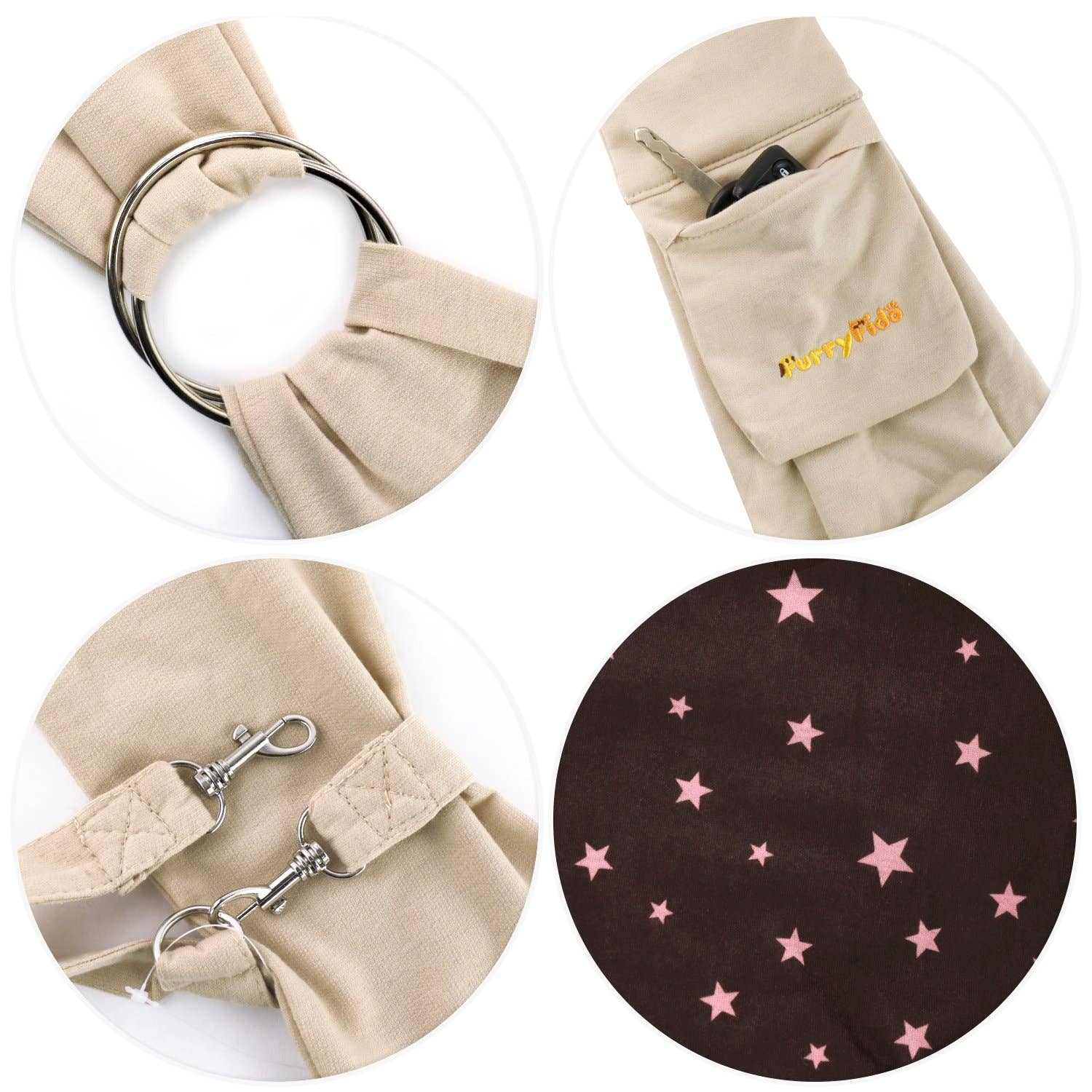 Furry Fido Adjustable Pocket Pet Sling - Image 11
