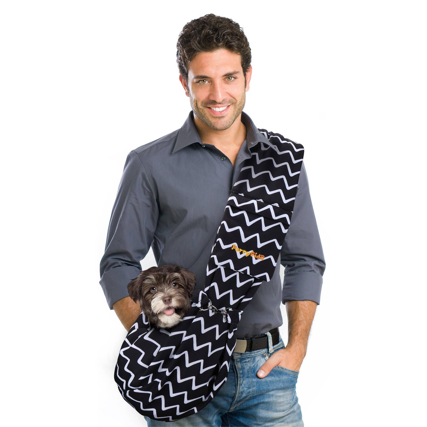 Furry Fido Adjustable Pocket Pet Sling - Image 25