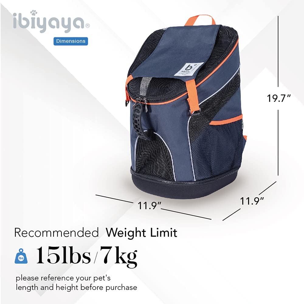 Ibiyaya Ultralight Pro Pet Backpack Carrier, Airline-Approved Backpack for Biking and Hiking, Front-Facing Cat-Dog Travel Bag Combo - Image 4