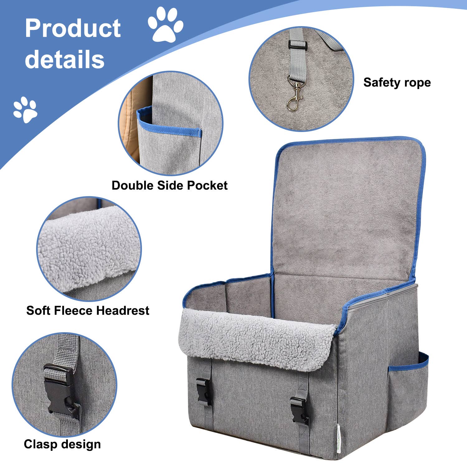 Jespet Car Seat for Small or Medium Dogs - Image 6
