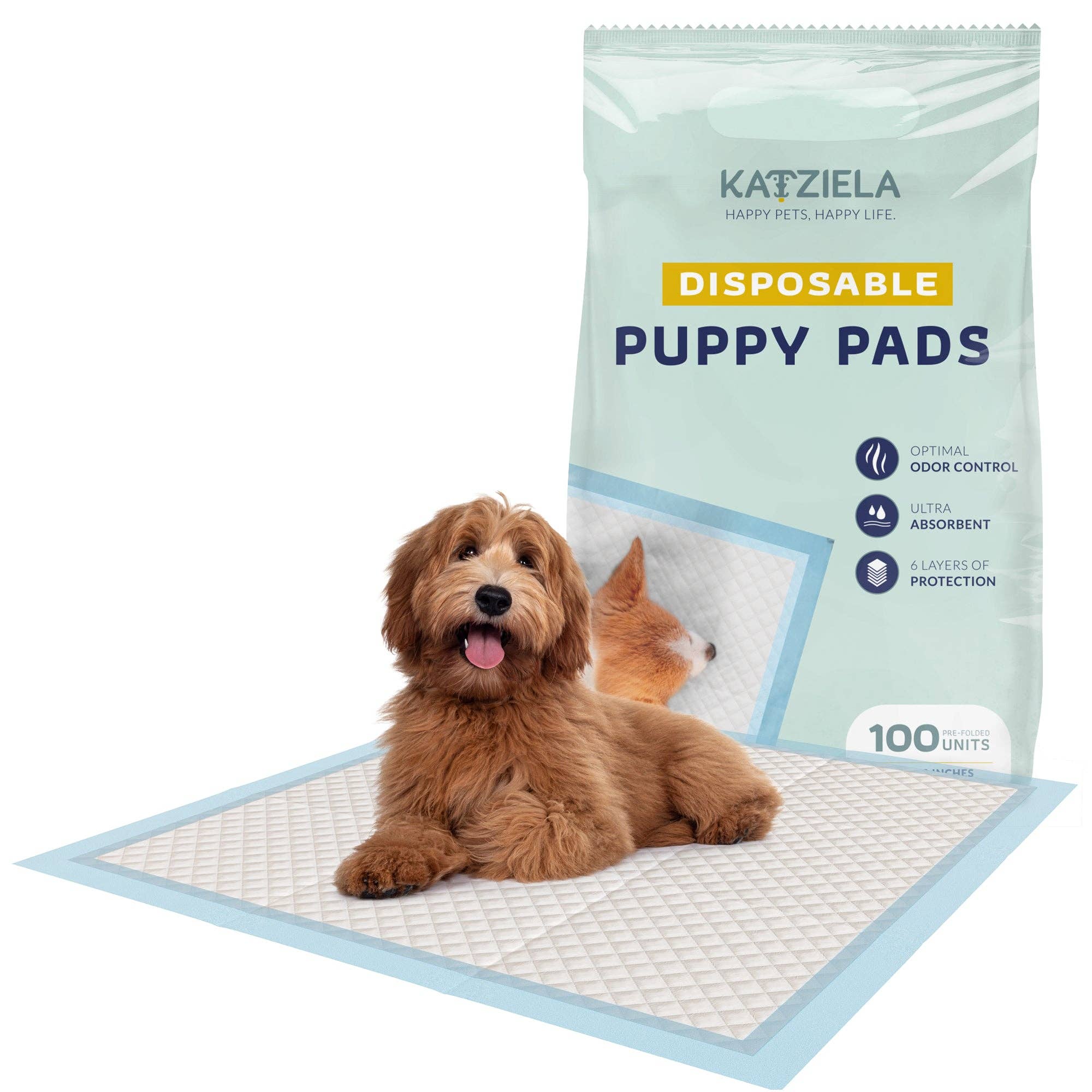 Katziela Disposable Pet Pads 22X23"