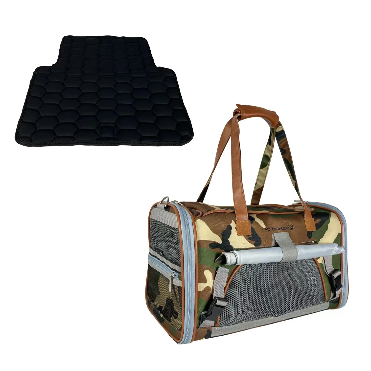 Mr. Peanut's Gold Series Standard Size Airline Compliant Expandable Pet Carrier - Prints Edition - Image 12
