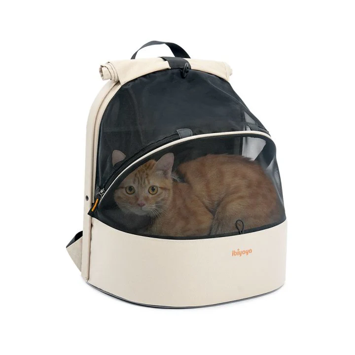 Ibiyaya Panorama Zipper-Free Small Pet Travel Carrier, Cat-Dog Chest Carrier, Airline-Approved Pet Backpack - Image 14