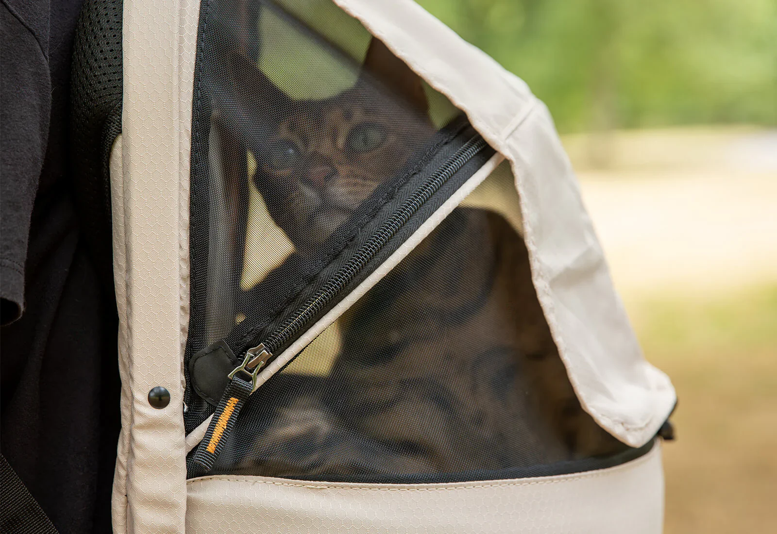 Ibiyaya Panorama Zipper-Free Small Pet Travel Carrier, Cat-Dog Chest Carrier, Airline-Approved Pet Backpack - Image 23