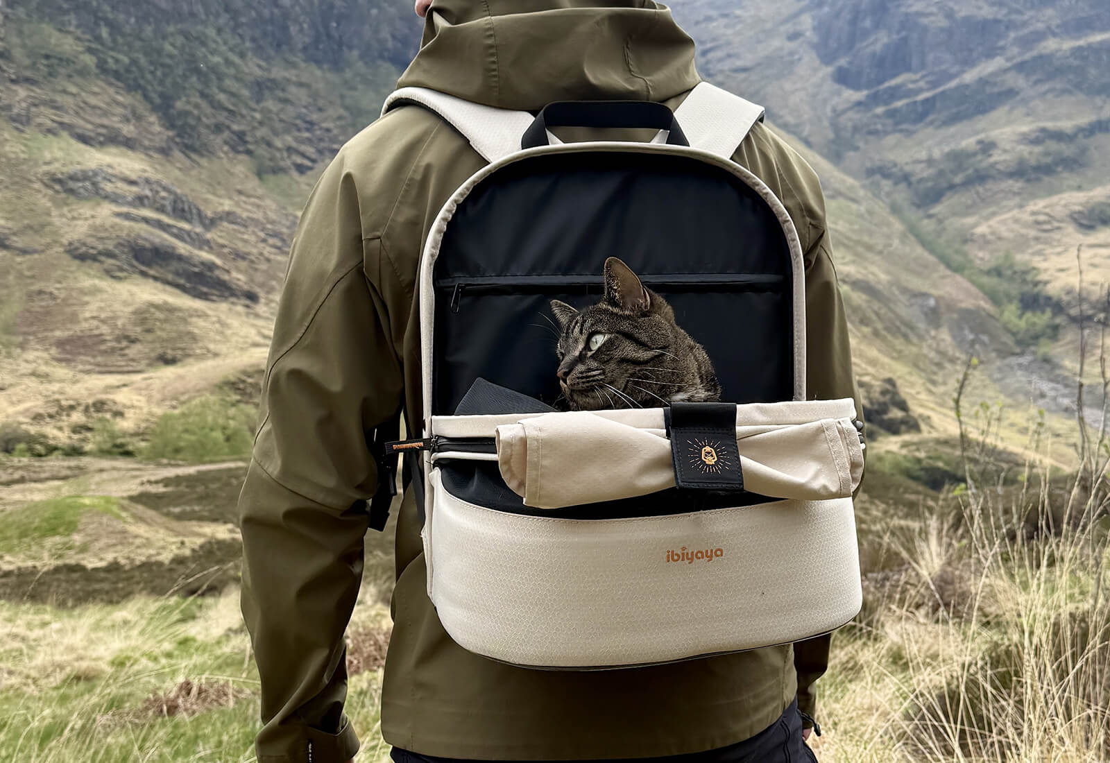 Ibiyaya Panorama Zipper-Free Small Pet Travel Carrier, Cat-Dog Chest Carrier, Airline-Approved Pet Backpack - Image 24
