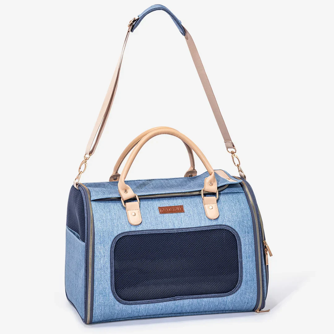 Petsfit Denim Style Airline Compliant Pet Carrier - Image 4