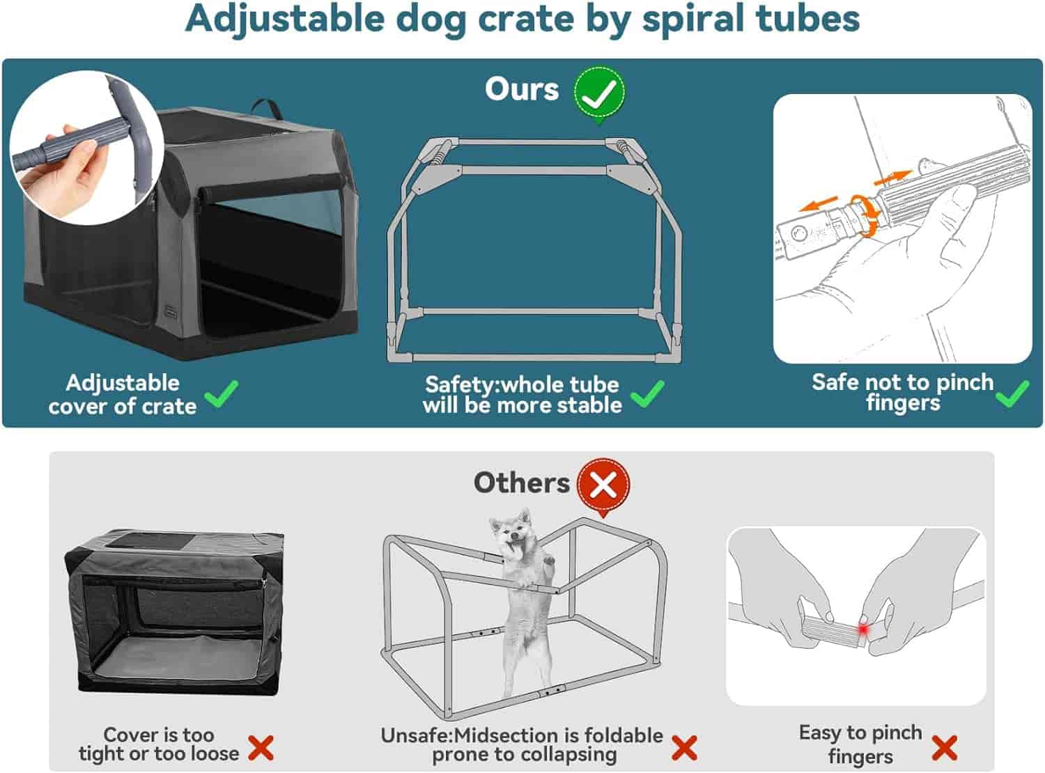 Petsfit Soft-Sided Portable Travel Kennel - Image 2