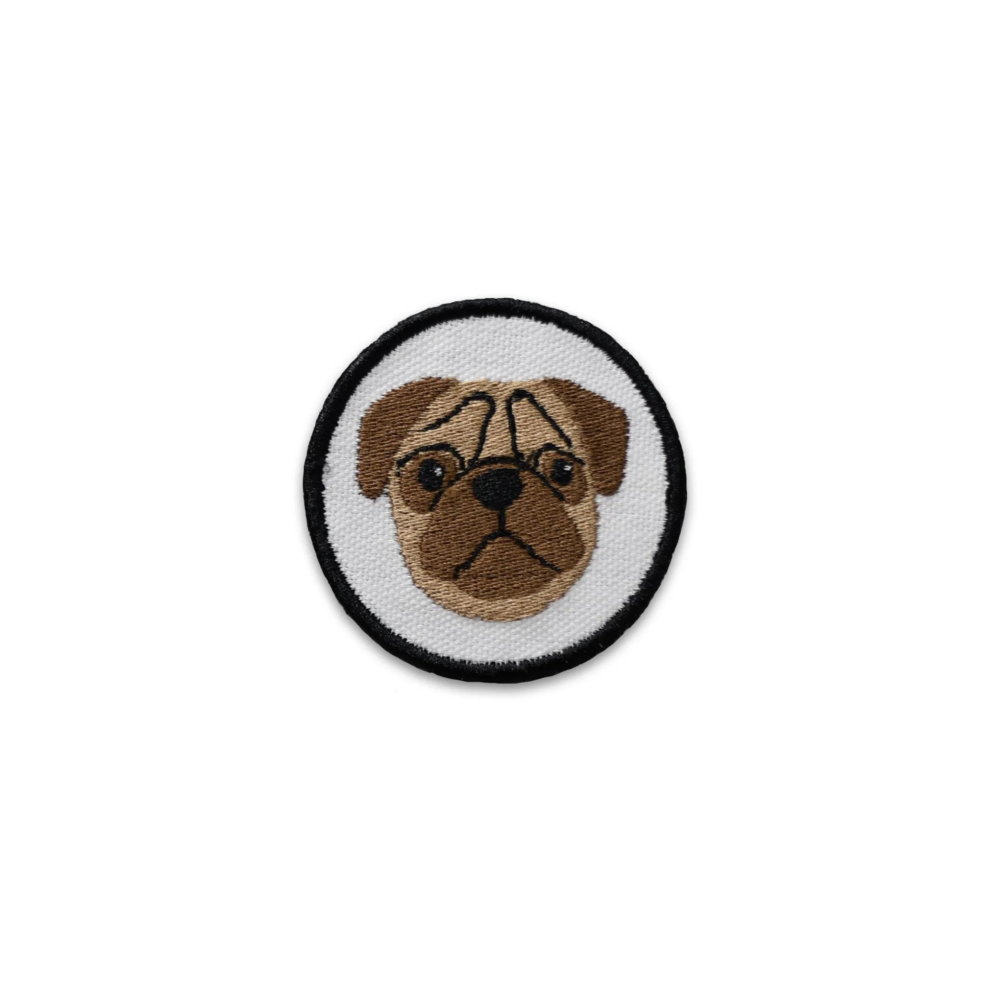 Pug Face Circle Patch - Image 3