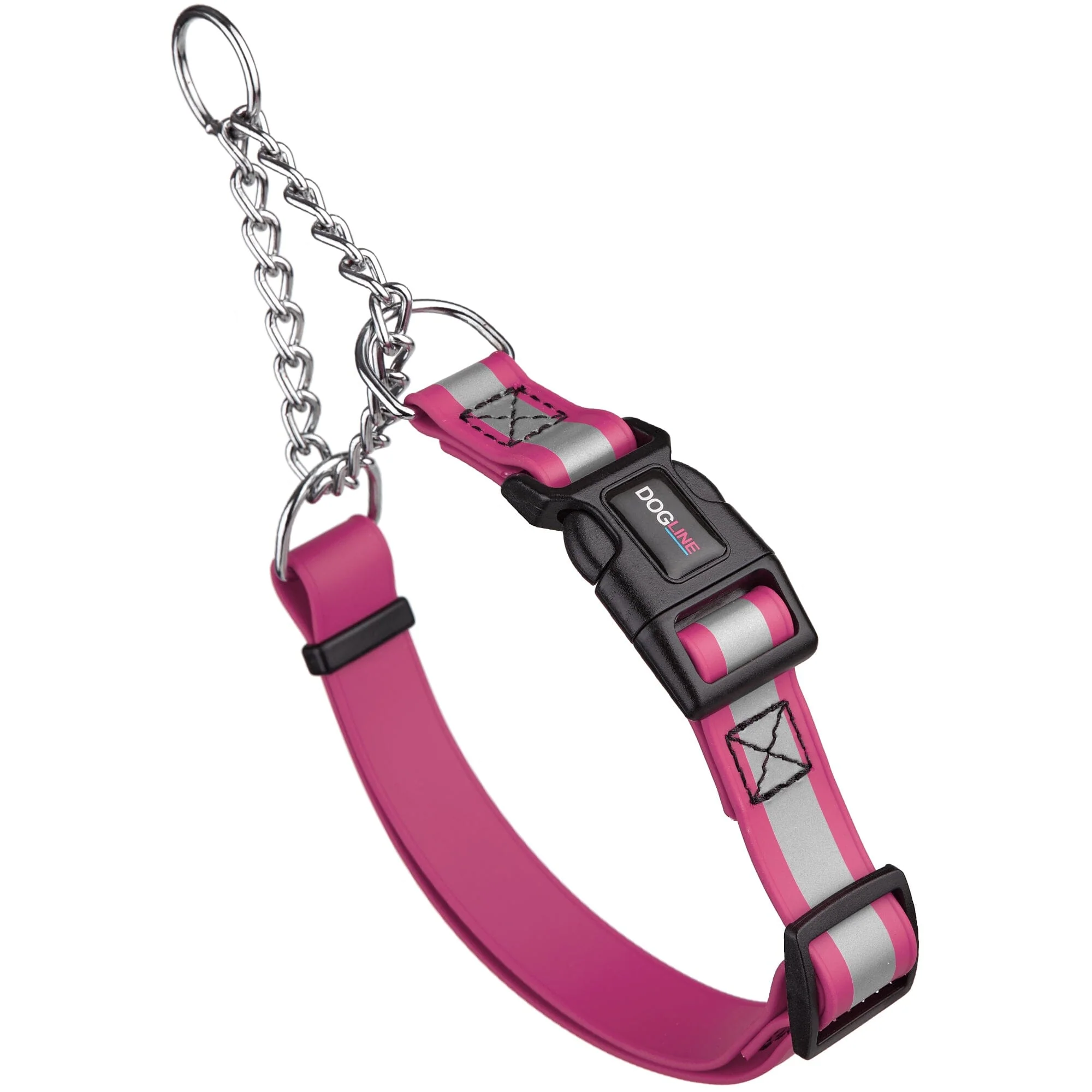 Reflective Biothane Martingale Collar with Quick Release Buckle - Image 13