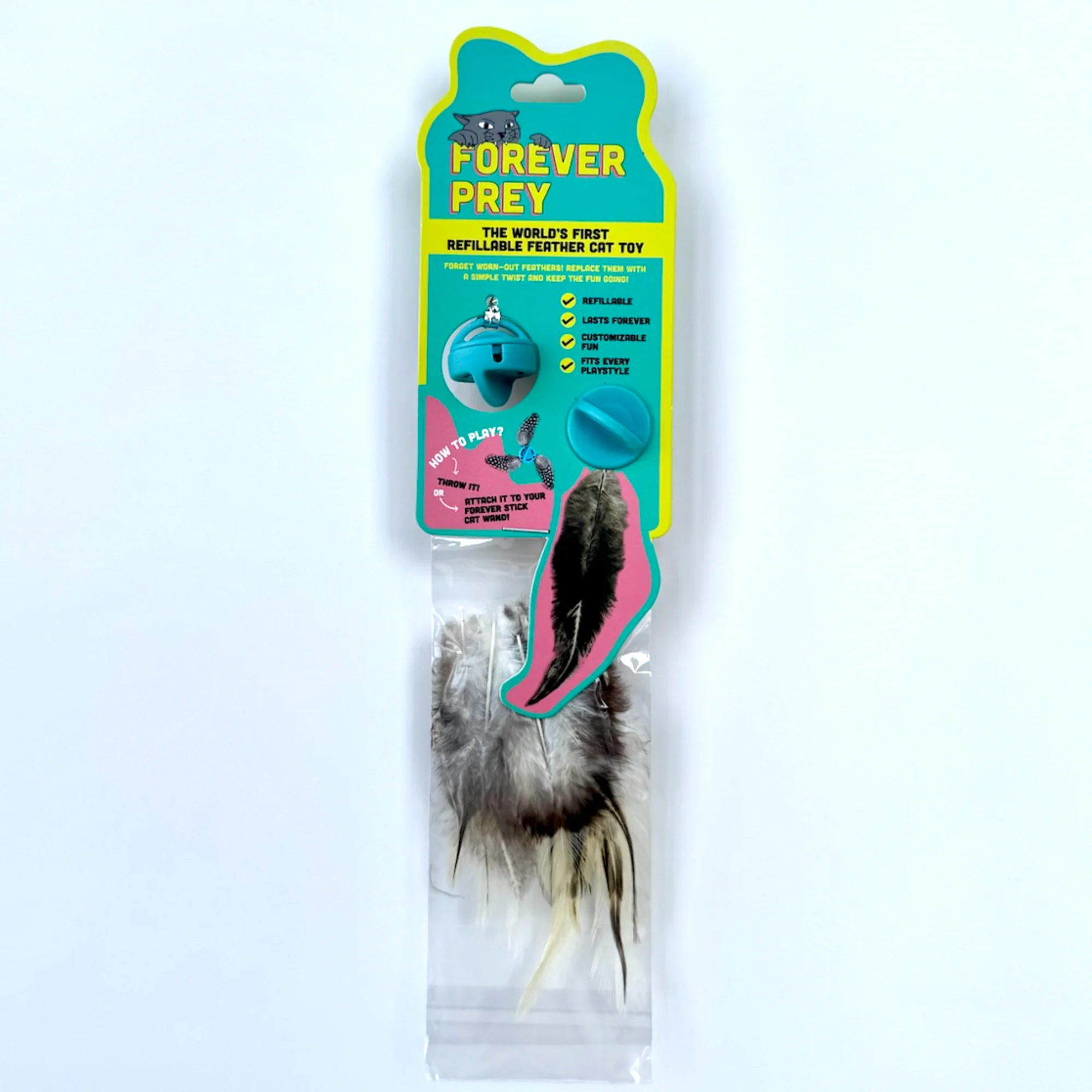 Repounce Forever Prey™ - World's First Refillable Feather Toy - Image 2