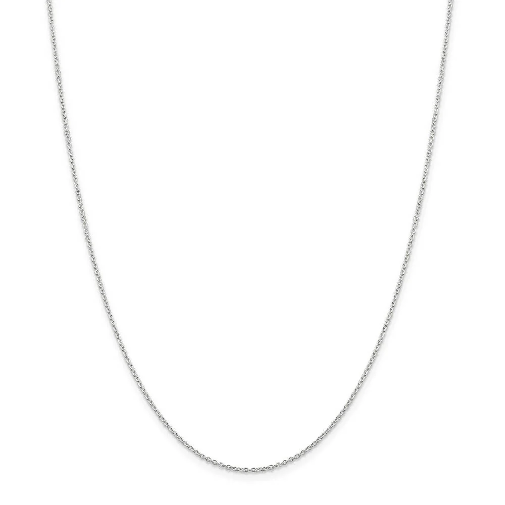 Sterling Silver Laser Etched Schipperke Dog 19mm Necklace - Image 3
