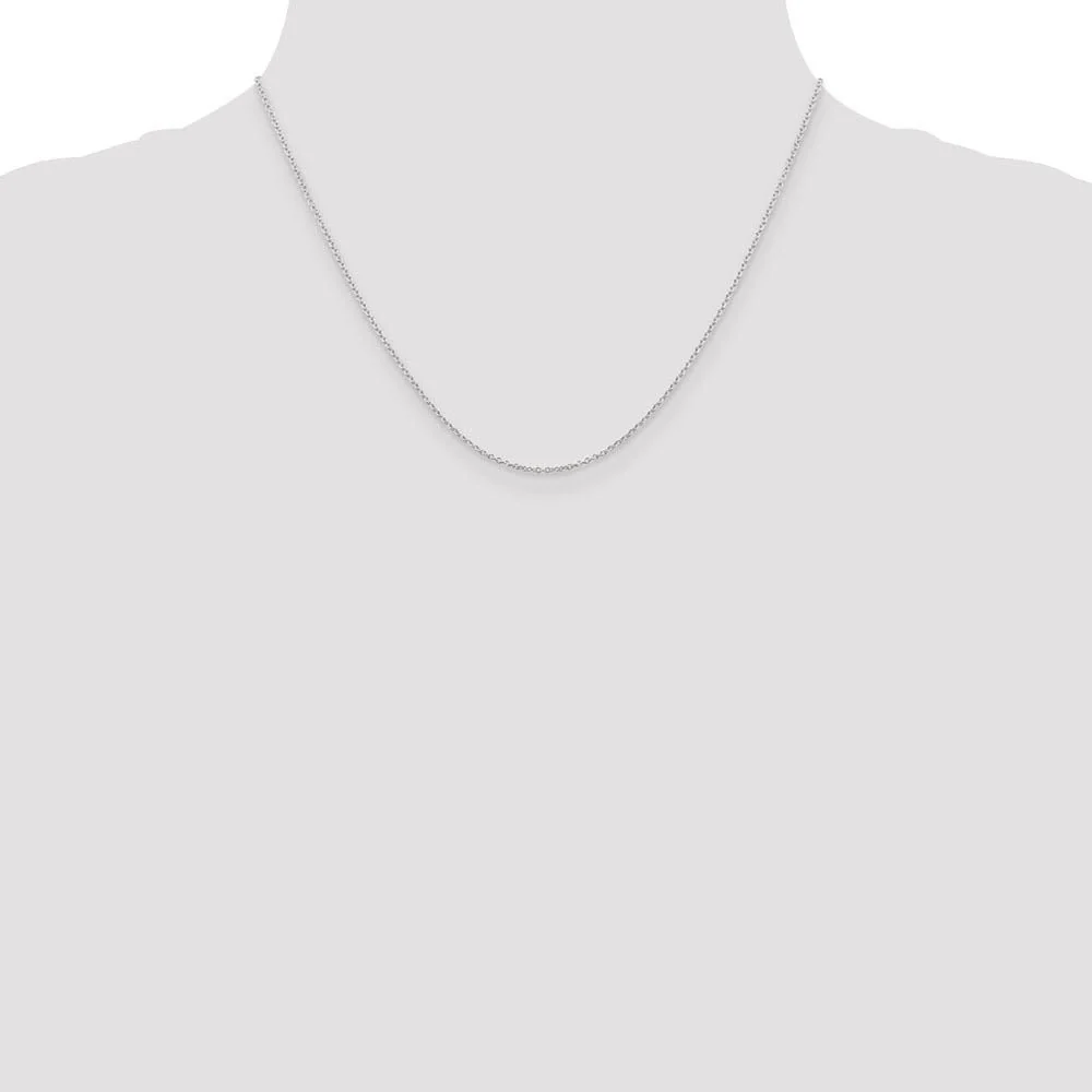 Sterling Silver Laser Etched Schnauzer Dog 19mm Necklace - Image 2