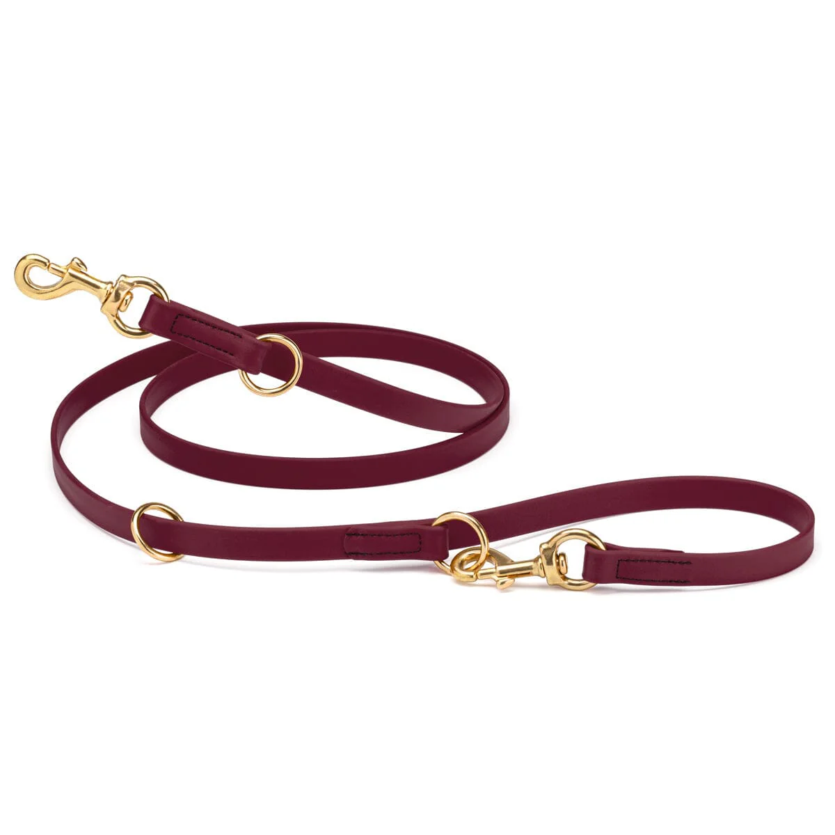 Viper Biothane Adjustable Multi-Purpose Dog Leash with Brass Hardware, 7FT - Image 22