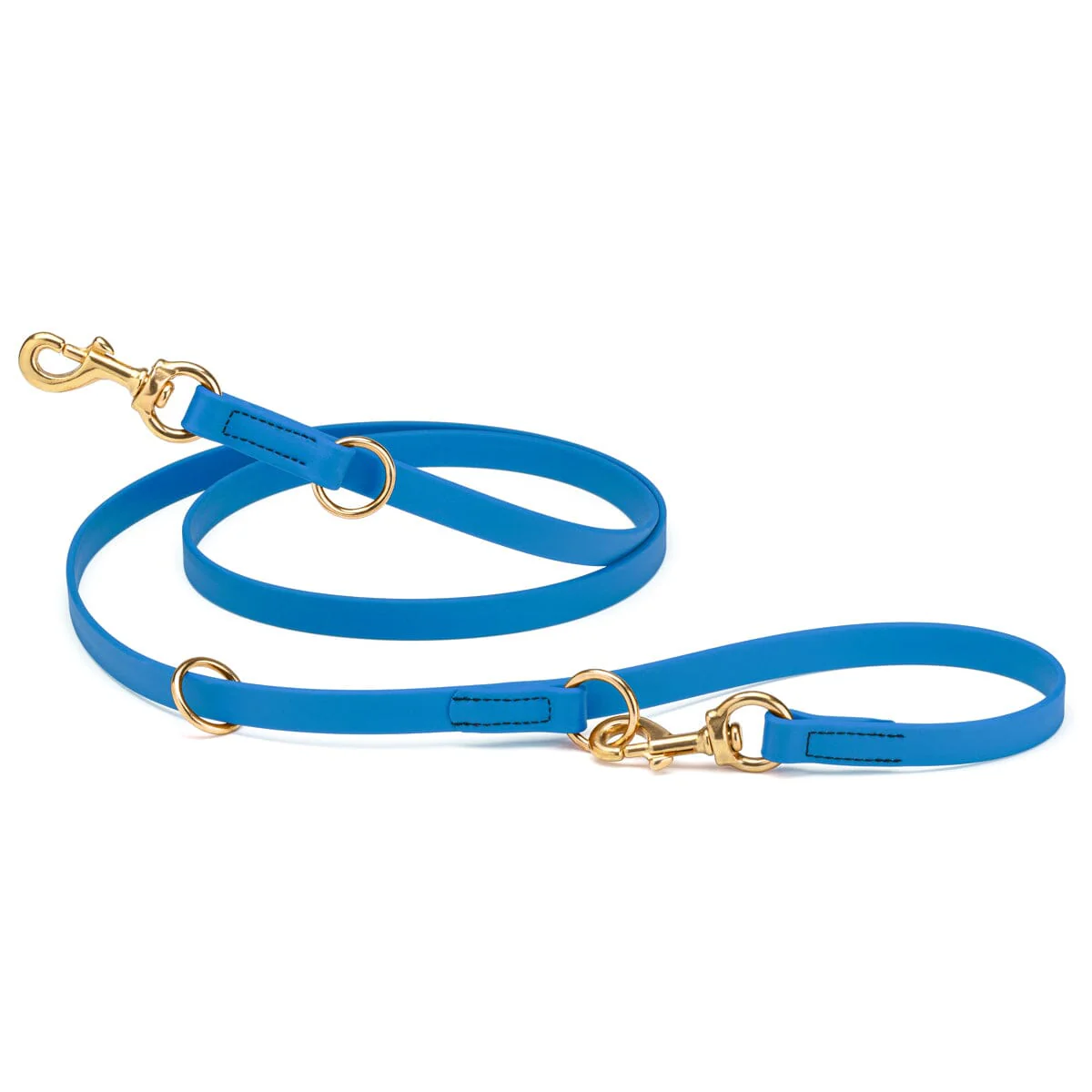 Viper Biothane Adjustable Multi-Purpose Dog Leash with Brass Hardware, 7FT - Image 4