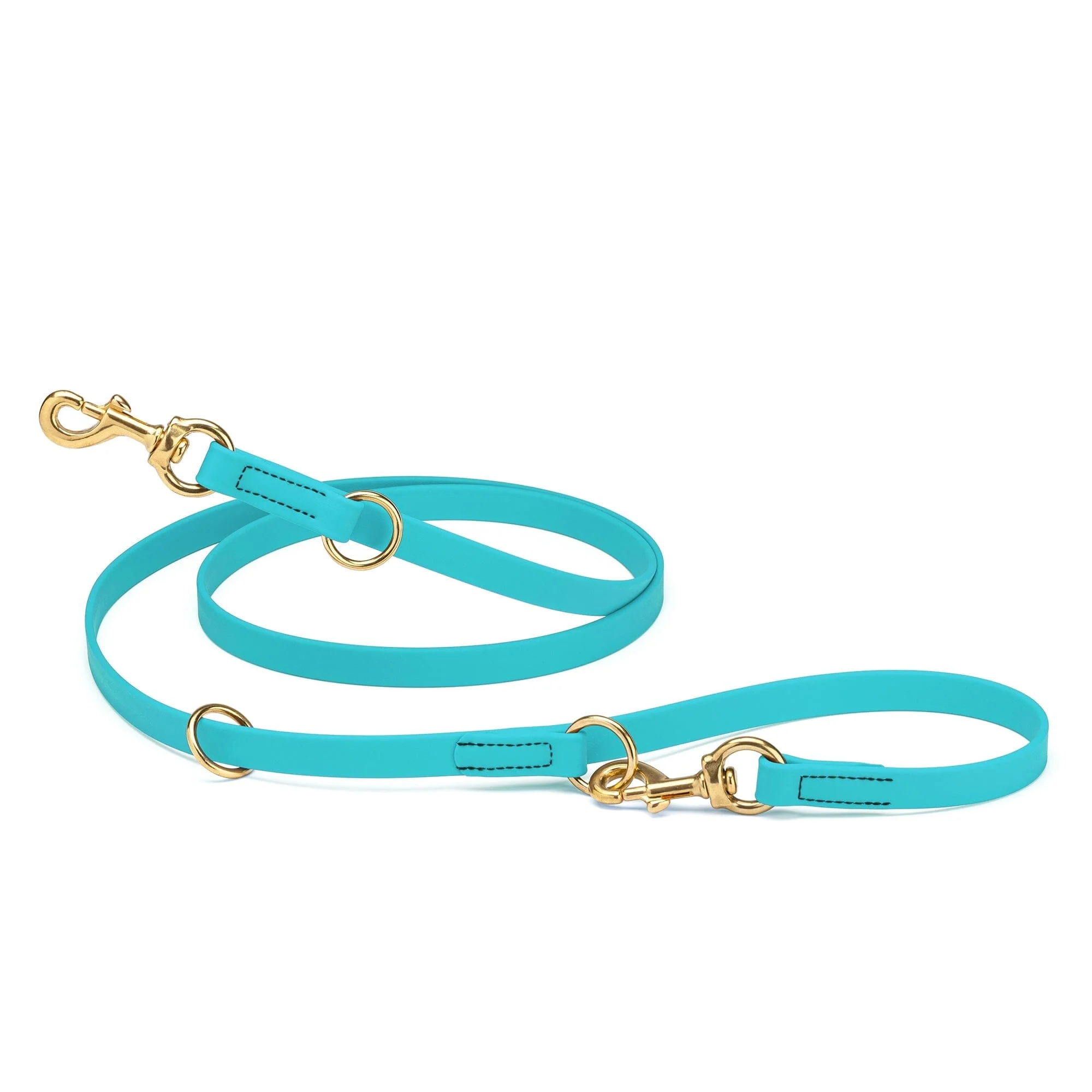 Viper Biothane Adjustable Multi-Purpose Dog Leash with Brass Hardware, 7FT - Image 6