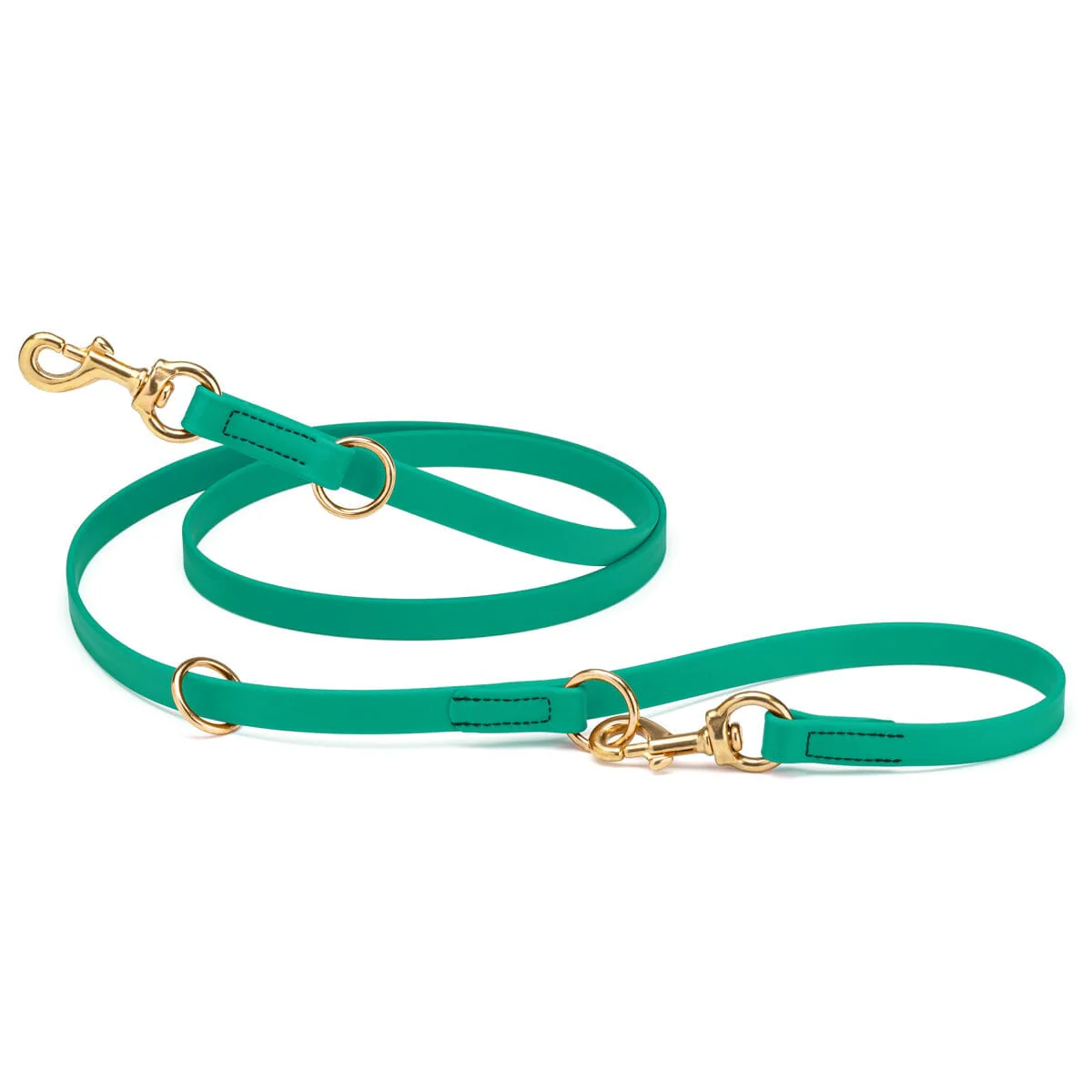 Viper Biothane Adjustable Multi-Purpose Dog Leash with Brass Hardware, 7FT - Image 7