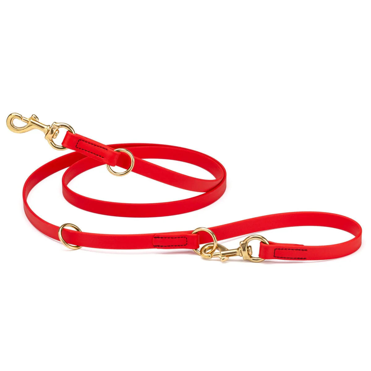 Viper Biothane Adjustable Multi-Purpose Dog Leash with Brass Hardware, 7FT - Image 9