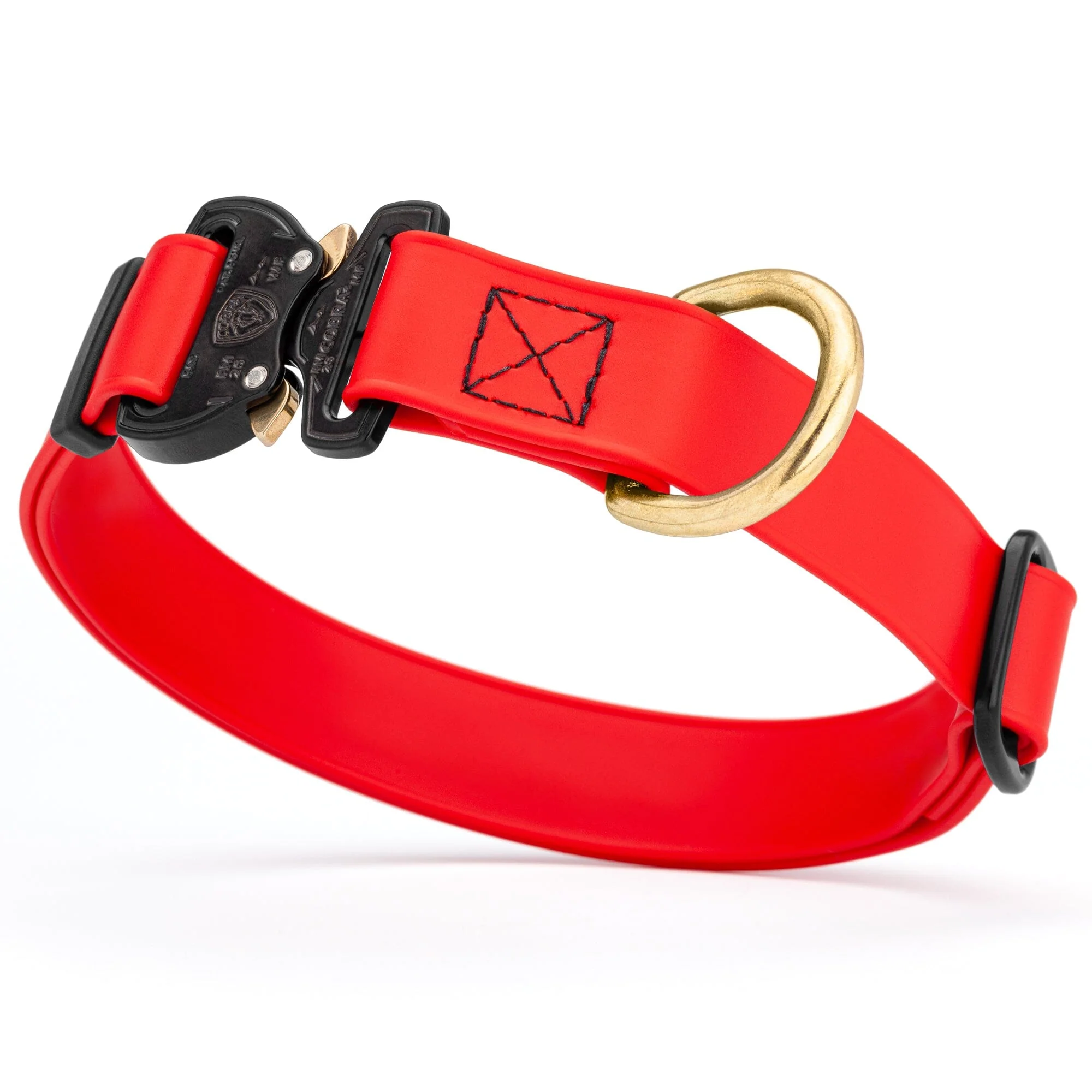 Viper BioThane Dog Collar with Cobra Metal Buckle – Odor Resistant and Waterproof - Image 12