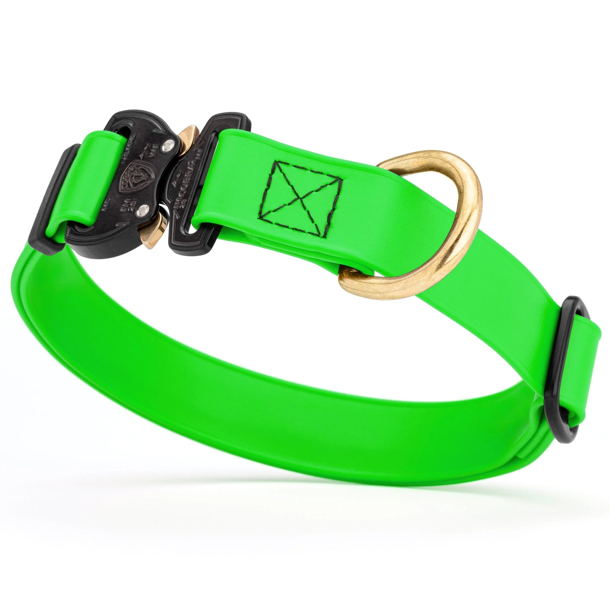 Viper BioThane Dog Collar with Cobra Metal Buckle – Odor Resistant and Waterproof - Image 15