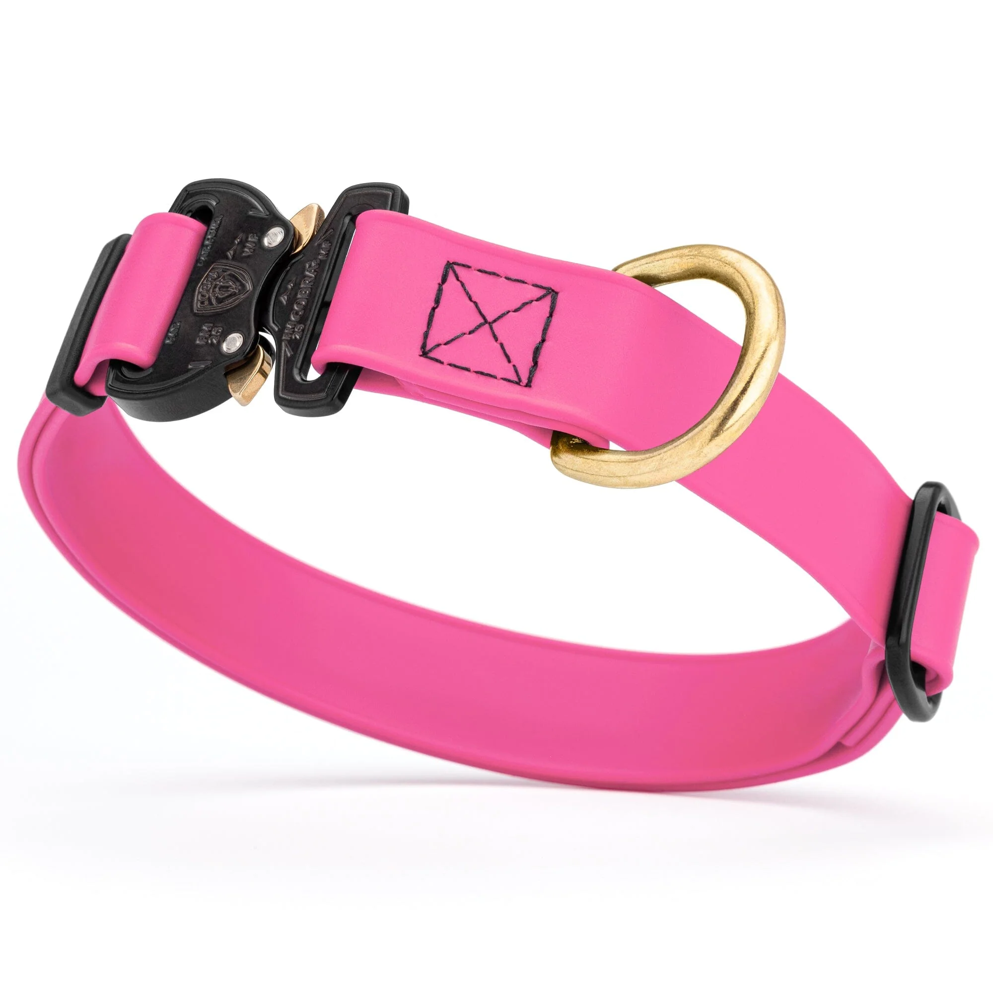 Viper BioThane Dog Collar with Cobra Metal Buckle – Odor Resistant and Waterproof - Image 18