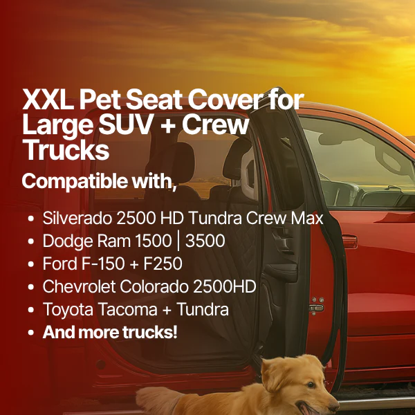 Formosa Covers XX-Large Pet Seat Cover For Truck, Van or Large SUV 62"W Black - Image 5